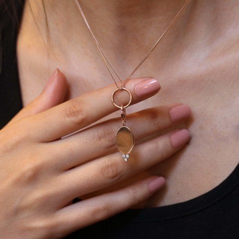 Plaka choker kolye