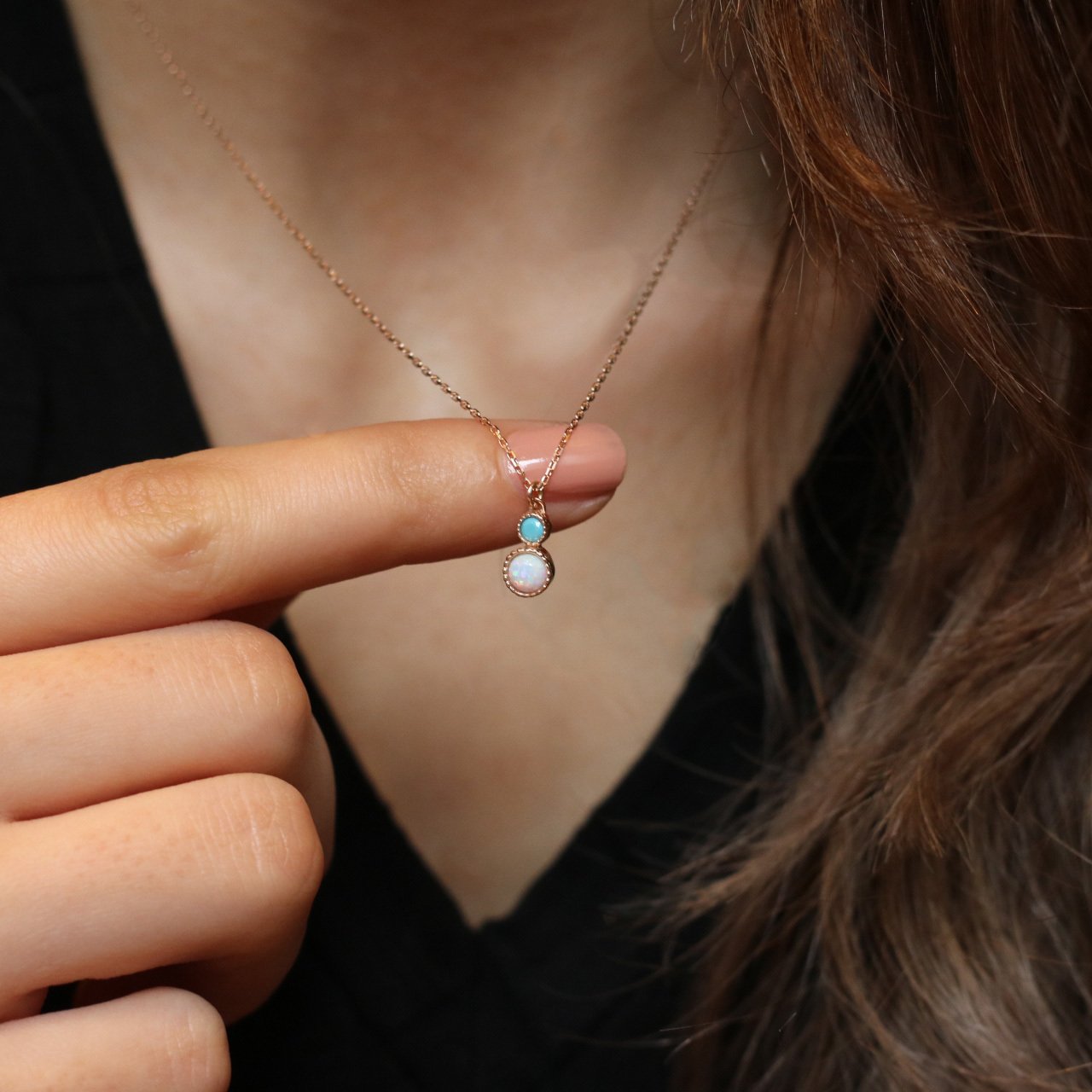 Opal Firuze Kolye